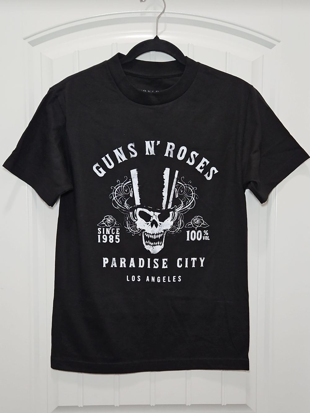 Guns N' Roses Paradise City LA Graphic Band Tee Black Small Unisex New